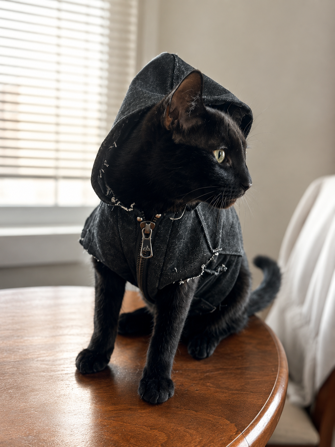 Cat denim jacket